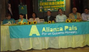 Guillermo Moreno juramenta seguidores en Nueva York