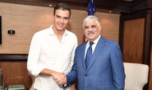 Canciller Miguel Vargas se reúne con Presidente Gobierno Español