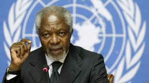 Muere exsecretario general de la ONU Kofi Annan a los 80 años