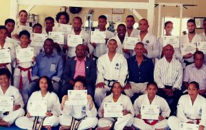 Atletas se preparan para participar en Panam Taekwondo ITF