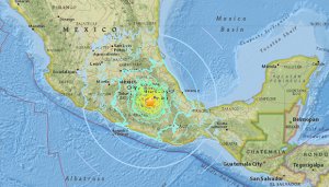 MEXICO: Sismo de magnitud 5,3 se percibe capital y varios estados