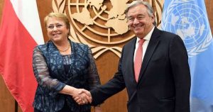 Bachelet jura en la ONU como alta comisionada de Derechos Humanos