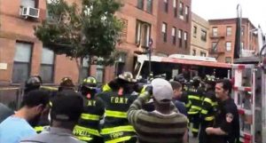 Seis heridos cuando autobús de la MTA chocó contra edificio