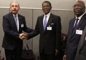 Dm se reúne con presidentes Guinea Ecuatorial y Honduras
