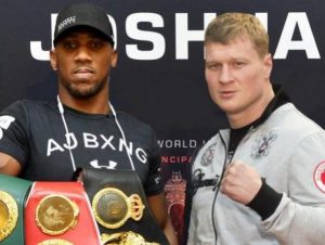 Joshua y Povetkin listos unificar títulos FMB, AMB y OMB