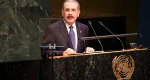 Presidente Medina dice criminalidad y narcotráfico amenazan humanidad