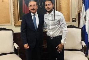 Mozart La Para visita al presidente Danilo Medina