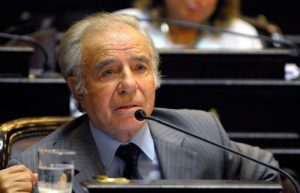 ARGENTINA: Confirman pena de 4 años de prisión al ex presidente Carlos Menem