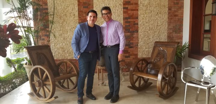Carlos Peña se reúne con excandidato presidencial de Costa Rica imagen