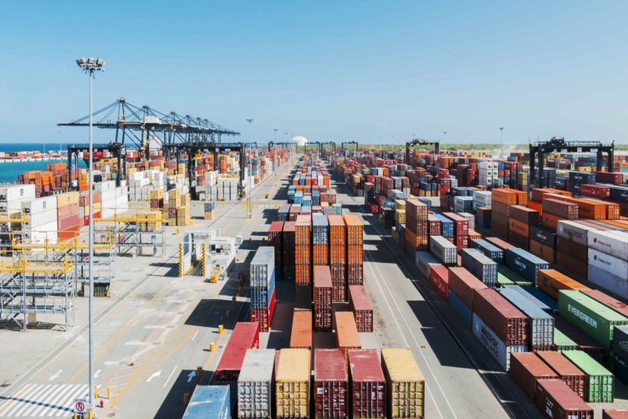 Aduanas informa hubo «ralentización» en Puerto Caucedo imagen