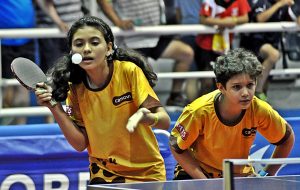 Cabrera y Muñoz ganan plata en Latino Tenis de Mesa