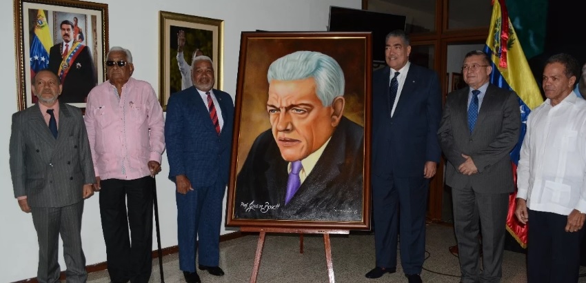 Embajada de Venezuela en el país rinde homenaje Bosch imagen
