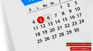 Feriado Día de la Constitución” se cambia para el lunes, dice MT Feriado Día de la Constitución” se cambia para el lunes, dice MT