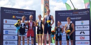 Huffman y Bravo campeones Panam Élite de Triatlón