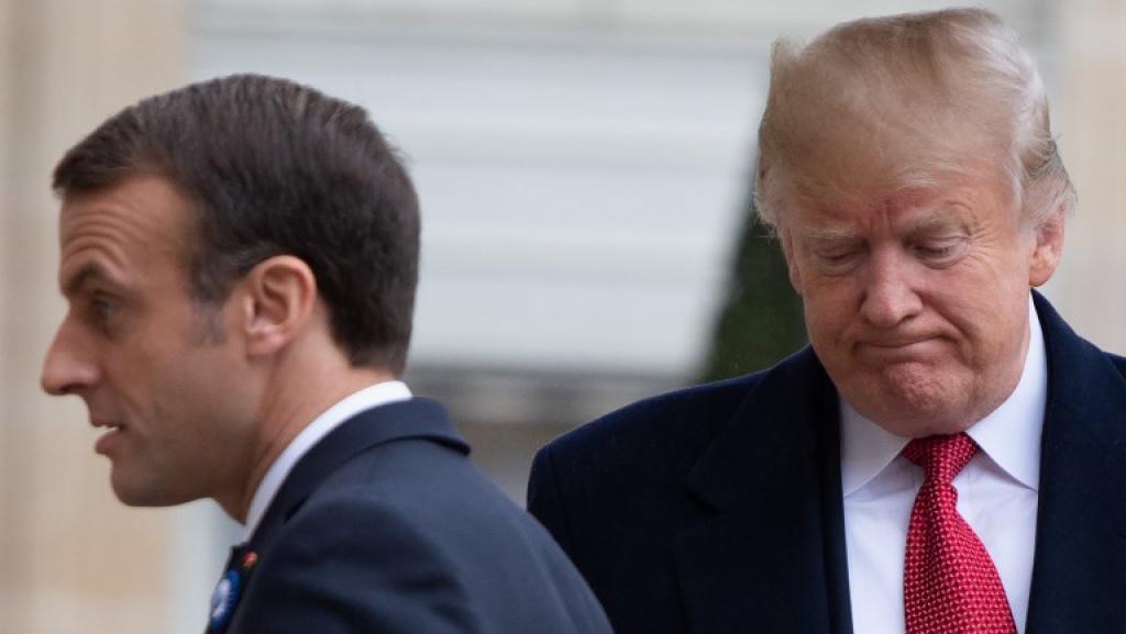 La izquierda respalda a Macron después de los ataques de Trump imagen