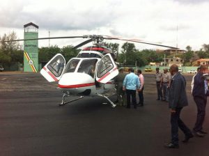 Aterriza de emergencia helicóptero en el que viajaba presidente Danilo Medina