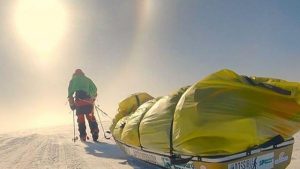 EEUU: Colin O’Brady, primer hombre en cruzar la Antártica en solitario