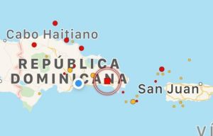 Temblor de 4.2 grados sacudió  zonas de la República Dominicana