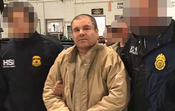 «El Chapo» se emociona al ver a sus hijas gemelas en el juicio en Nueva York imagen