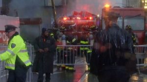 Fuego provoca cierre del Consulado General de la Repúlica Dominicana