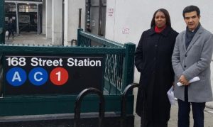 Concejal Ydanis Rodríguez anuncia remozamiento estación tren calle 168 Concejal Ydanis Rodríguez anuncia remozamiento estación tren calle 168