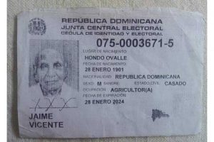 HONDO VALLE: Muere persona más anciana de R.Dominicana a los 118 años