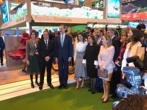 ESPAÑA: Los reyes inauguran FITUR; visitan pabellón de la R. Dominicana