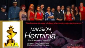 Teatro Comisionado de Cultura nominado a cinco premios LATA