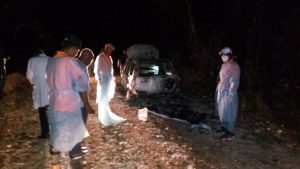 LA ROMANA: Encuentran 4 cadáveres, tres de ellos calcinados en una yipeta