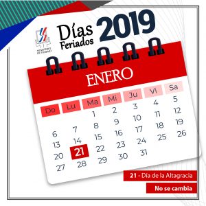 MT reitera feriado Día de la Altagracia “no se cambia”