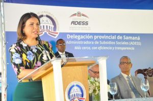 Vicepresidenta inaugura en Samaná nueva oficina de ADESS