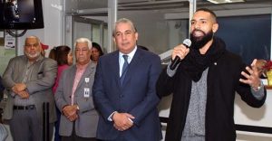 “Plátano Man” visita al cónsul general de la República Dominbicana “Plátano Man” visita al cónsul general de la República Dominbicana