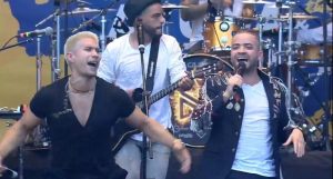 Sanz, Juanes, Chyno y Nacho cierran concierto en Cúcuta apelando a libertad