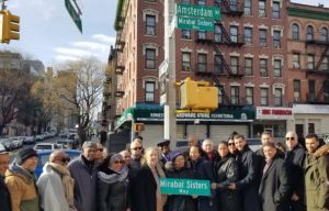Nombran Hermanas Mirabal importante esquina de NY