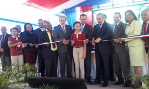El Presidente Danilo Medina entregó 7  obras en la provincia Duarte este martes