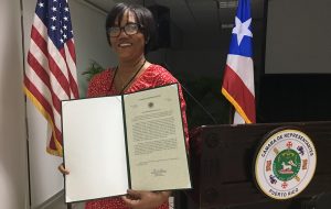 PUERTO RICO: Cámara de Representantes reconoce periodista Dominga Valdez