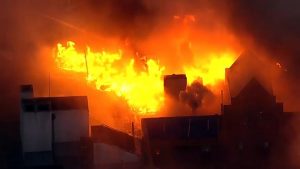 Más de 100 familias fueron desalojadas tras incendio