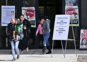 Vacunación masiva contra sarampión en NY Vacunación masiva contra sarampión en NY