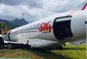 DOMINICA: Avión dominicano sufre accidente; no hay muertos DOMINICA: Avión dominicano sufre accidente; no hay muertos