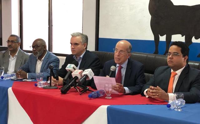 Cuatro partidos políticos anuncian que llevarán candidaturas comunes en 2020
