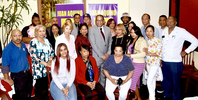 Juan Aquino recibe respaldo en sus aspiraciones a diputado de ultramar imagen