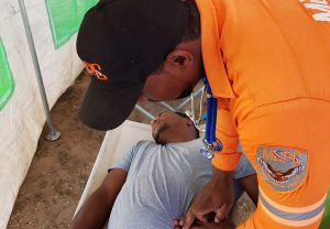 Viajeros intoxicados e hipertensos fueron atentidos por brigadas MOPC Viajeros intoxicados e hipertensos fueron atentidos por brigadas MOPC