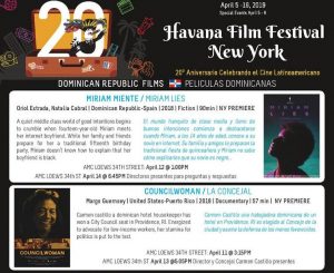 Estrenarán films “Miriam Miente” y “La Concejal” en festival de cine Havana