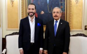Mandatario dominicano recibe a Nayib Bukele, presidente electo de El Salvador