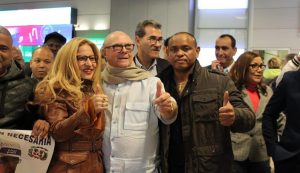 ESPAÑA: Al grito de «llegó papá» reciben a Hipólito en Madrid ESPAÑA: Al grito de «llegó papá» reciben a Hipólito en Madrid