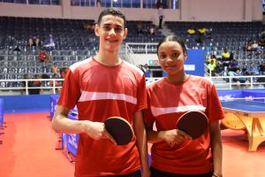 Castro y Lockward ganan oro en Torneo del Caribe Tenis de Mesa