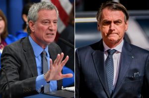 Alcalde NY Bill Blasio le dice “hasta  nunca” al presidente Jair Bolsonaro