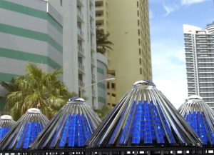 Cono solar genera 20 veces más energía que los paneles tradicionales