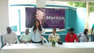 Aspirante PLD Maritza Hernández pide proteger la producción nacional Aspirante PLD Maritza Hernández pide proteger la producción nacional