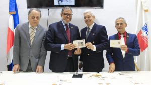 INPOSDOM pone en circulación emisión postal para Sociedad Numismática